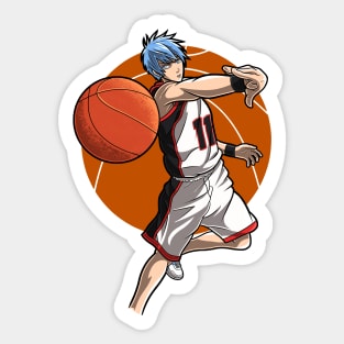 Kuroko in Action Color Sticker